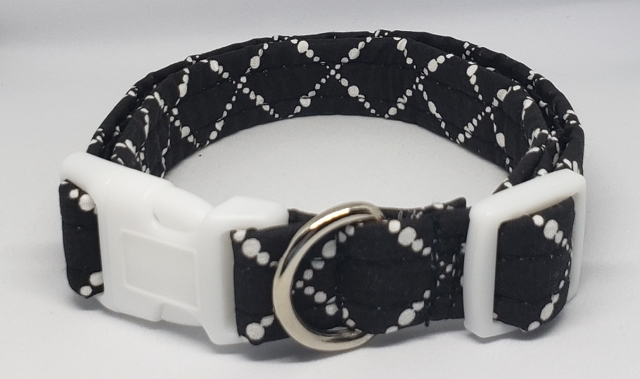 Black Weave Cotton Collar