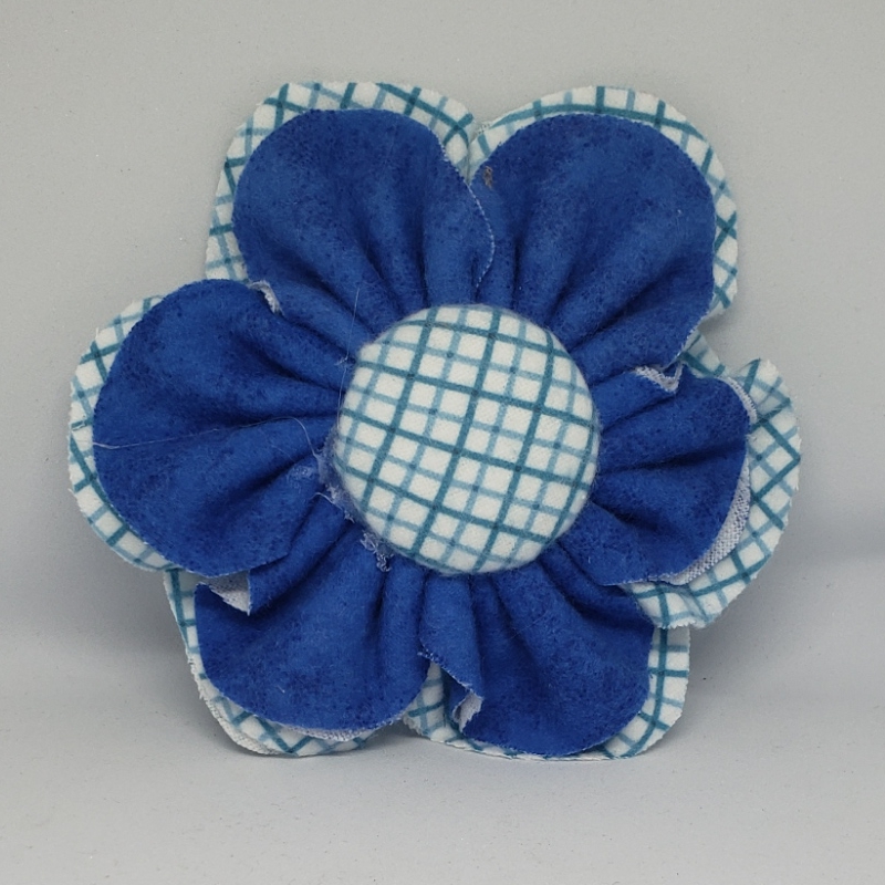 Blue_Plaid - Flower