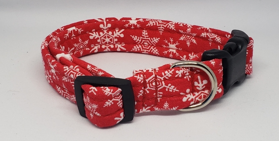 Snowflake Red Cotton Collar